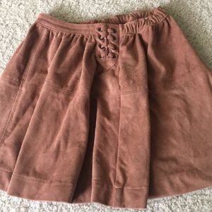 Abercrombie Kids size 9/10 suede looking skirt